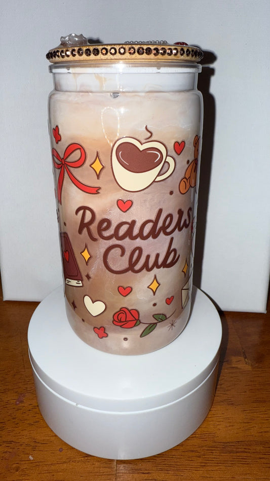 Readers Club Acrylic Snow Globe Tumbler